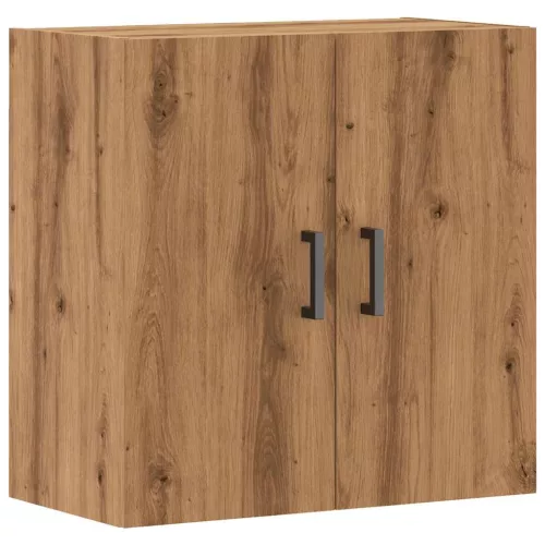  kézműves tölgy színű szerelt fa faliszekrény 60 x 31 x 60 cm