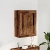  antik fa színű szerelt fa tálalószekrény 69,5 x 34 x 90 cm