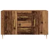  antik fa színű szerelt fa tálalószekrény 100 x 36 x 60 cm