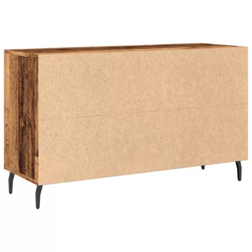  antik fa színű szerelt fa tálalószekrény 100 x 36 x 60 cm