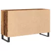  antik fa színű szerelt fa tálalószekrény 100 x 36 x 60 cm