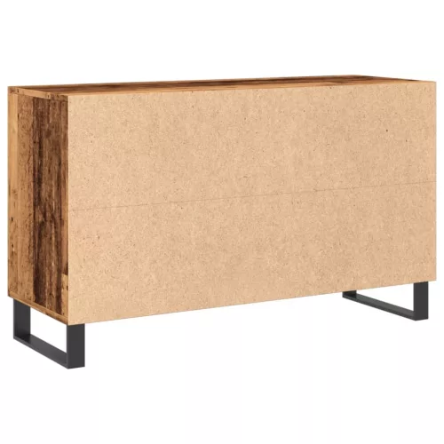  antik fa színű szerelt fa tálalószekrény 100 x 36 x 60 cm