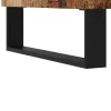  antik fa színű szerelt fa tálalószekrény 100 x 36 x 60 cm