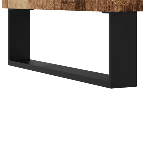  antik fa színű szerelt fa tálalószekrény 100 x 36 x 60 cm