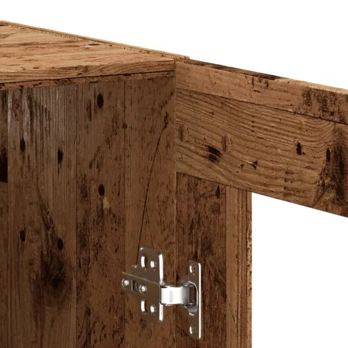  antik fa színű fali szekrény 69,5 x 34 x 90 cm