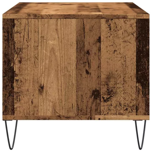 antik fa színű szerelt fa dohányzóasztal 90 x 49 x 45 cm