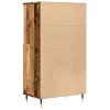  antik fa színű szerelt fa magasszekrény 60 x 36 x 110 cm