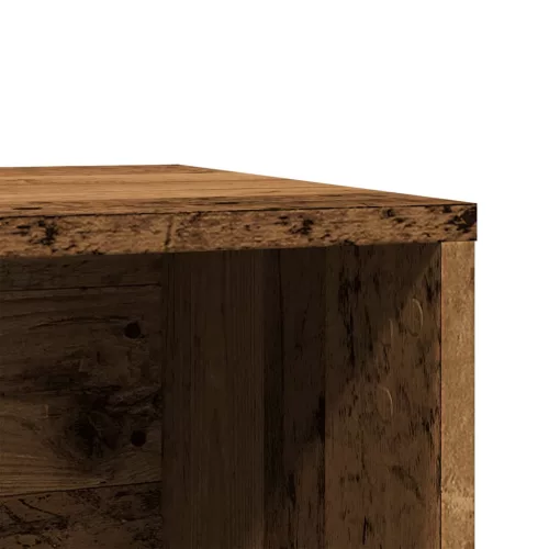  antik fa színű szerelt fa macskaalomdoboz 60 x 40 x 40 cm