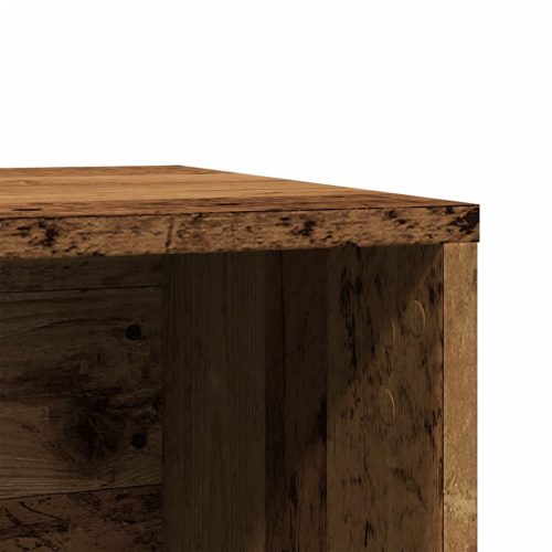  antik fa színű szerelt fa macskaalomdoboz 80 x 50 x 45 cm