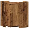  antik fa színű szerelt fa macskaalomdoboz 42 x 42 x 51 cm