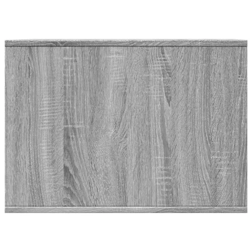  szürke sonoma színű szerelt fa macskaalomdoboz 47 x 59 x 42 cm