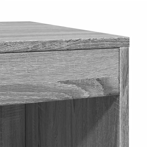  szürke sonoma színű szerelt fa macskaalomdoboz 47 x 59 x 42 cm