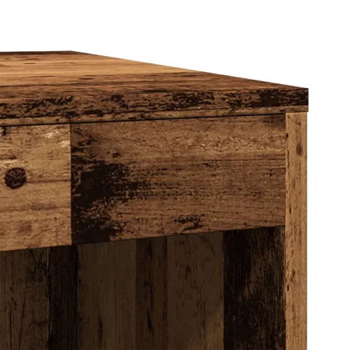  antik fa színű szerelt fa macskaalomdoboz 47 x 59 x 42 cm