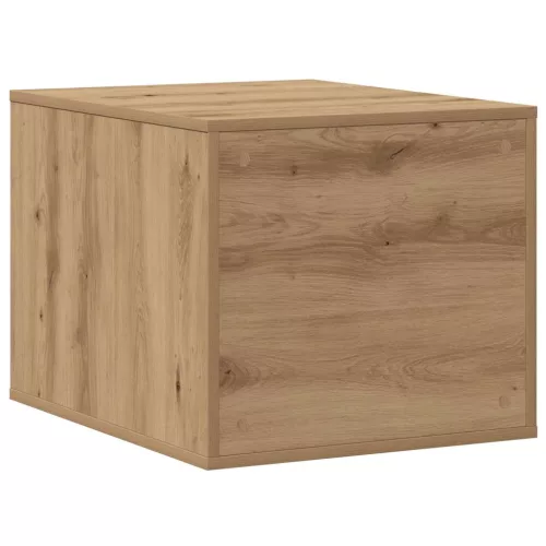  kézműves tölgy színű szerelt fa macskaalomdoboz 47 x 59 x 42 cm