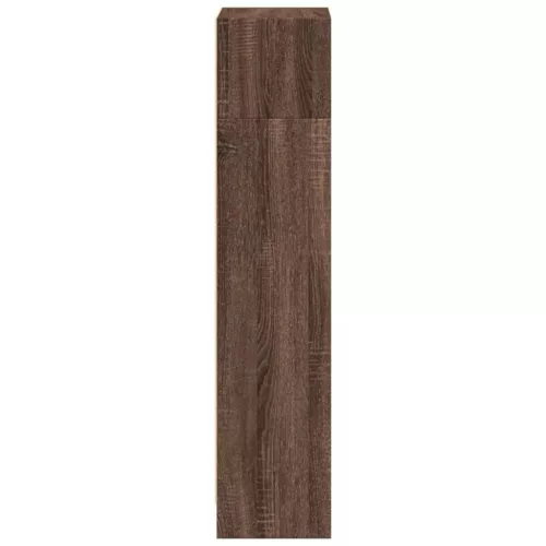  barna tölgy színű szerelt fa könyvszekrény 40 x 24 x 109 cm