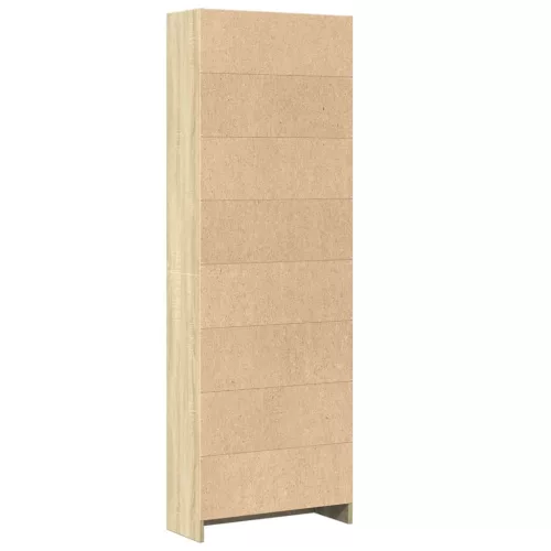  sonoma tölgy színű szerelt fa könyvespolc 60 x 24 x 176 cm