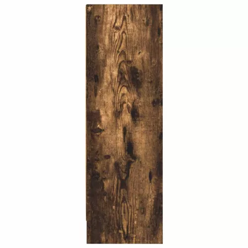  füstös tölgy színű szerelt fa könyvszekrény 80 x 24 x 76 cm