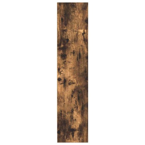  füstös tölgy színű szerelt fa könyvszekrény 80 x 24 x 109 cm