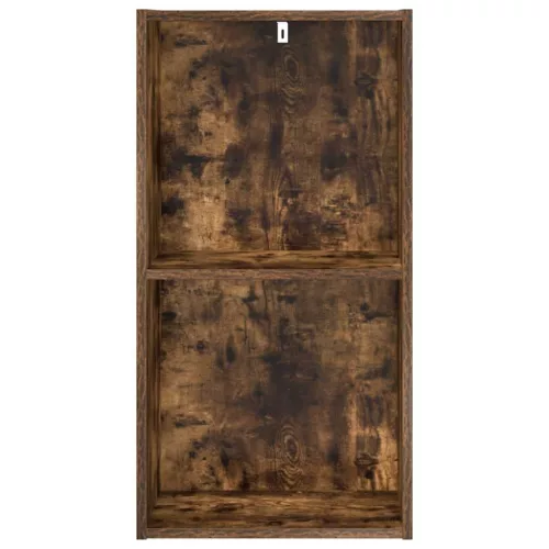  füstös tölgy színű szerelt fa könyvespolc 40 x 30 x 77 cm