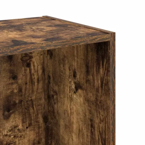  füstös tölgy színű szerelt fa könyvespolc 40 x 30 x 77 cm