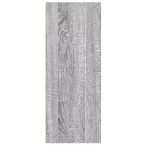  szürke sonoma színű szerelt fa könyvespolc 40 x 30 x 77 cm