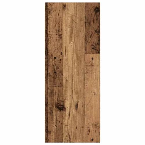  antik fa színű szerelt fa könyvespolc 40 x 30 x 77 cm