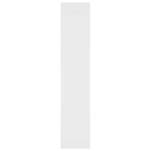  fehér szerelt fa könyvespolc 40 x 30 x 152 cm