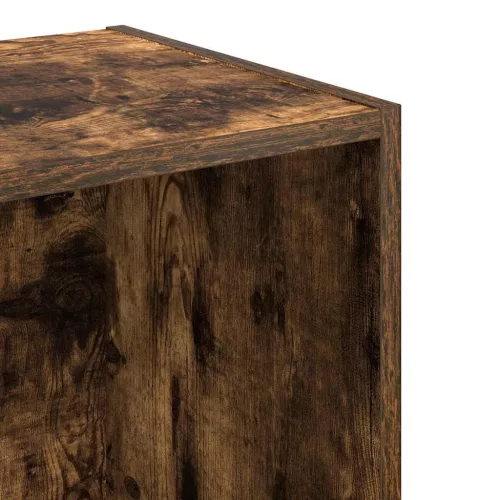  füstös tölgy színű szerelt fa könyvespolc 40 x 30 x 152 cm