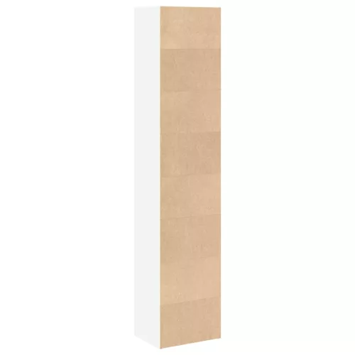  fehér szerelt fa könyvespolc 40 x 30 x 189 cm