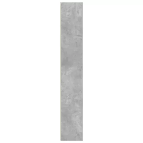  betonszürke szerelt fa könyvespolc 40 x 30 x 189 cm