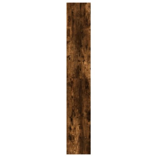  füstös tölgy színű szerelt fa könyvespolc 40 x 30 x 189 cm