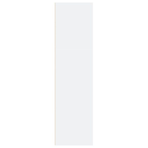  fehér szerelt fa könyvespolc 60 x 30 x 114 cm