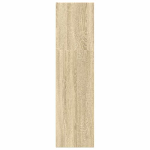  sonoma tölgy színű szerelt fa könyvespolc 60 x 30 x 114 cm