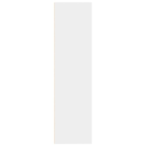  fehér szerelt fa könyvespolc 80 x 30 x 114 cm