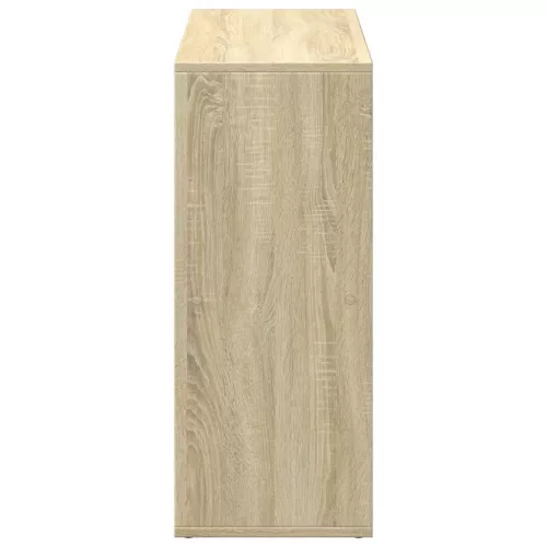  sonoma tölgy szerelt fa elválasztó könyvespolc 69,5x29x69,5 cm