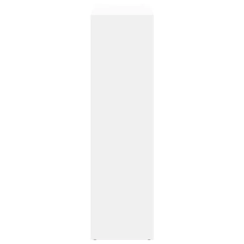  fehér szerelt fa térelválasztó könyvespolc 102x29x103,5 cm