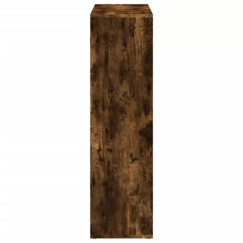  füstös tölgy szerelt fa elválasztó könyvespolc 102x29x103,5 cm