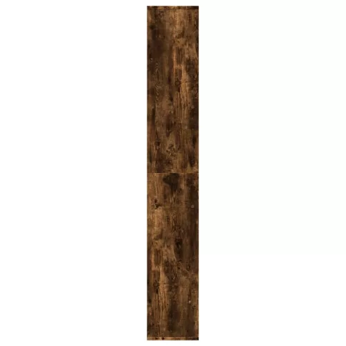  füstös tölgy szerelt fa elválasztó könyvespolc 67x25x161,5 cm