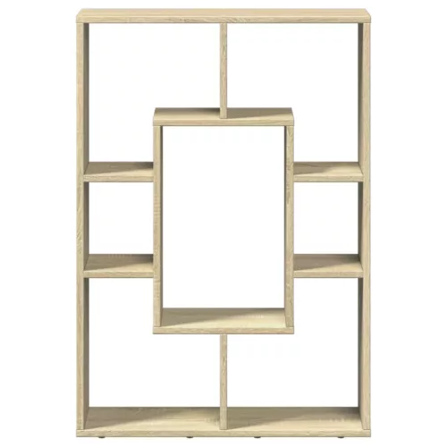  sonoma tölgy színű szerelt fa könyvszekrény 63 x 20 x 90 cm