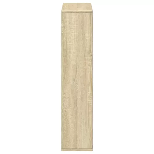  sonoma tölgy színű szerelt fa könyvszekrény 63 x 20 x 90 cm