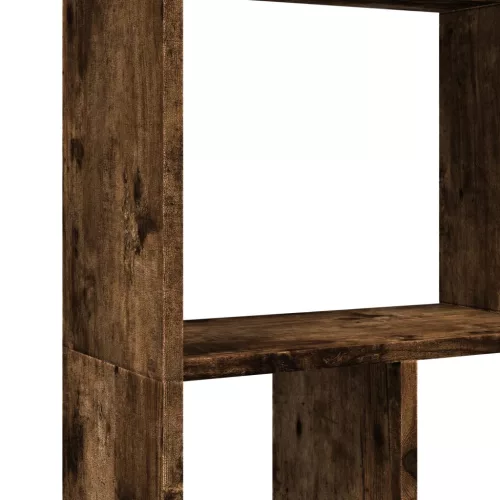  füstös tölgy színű szerelt fa könyvespolc 60 x 20 x 120 cm