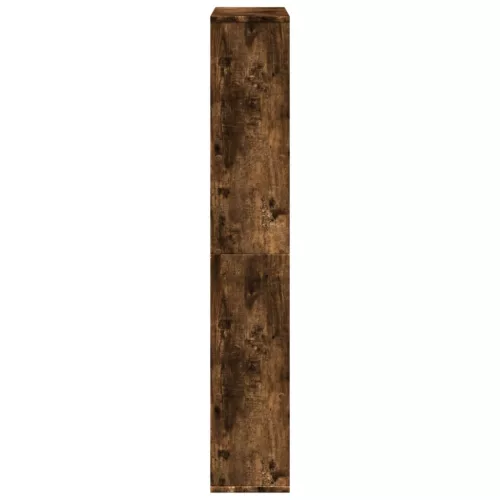  füstös tölgy színű szerelt fa könyvespolc 72 x 20 x 120 cm