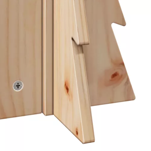  tömör fenyőfa karácsonyfa-dekoráció 49 cm