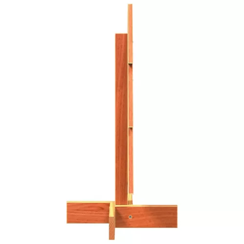  viaszbarna tömör fenyőfa karácsonyfa-dekoráció 60 cm