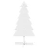  fehér tömör fenyőfa karácsonyfa-dekoráció 120 cm