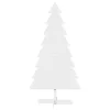  fehér tömör fenyőfa karácsonyfa-dekoráció 150 cm