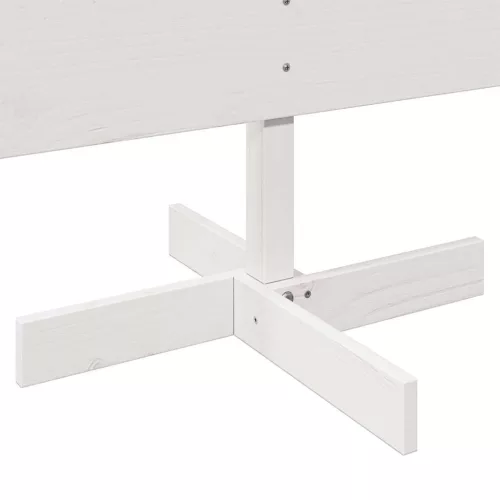  fehér tömör fenyőfa karácsonyfa-dekoráció 150 cm