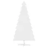  fehér tömör fenyőfa karácsonyfa-dekoráció 180 cm