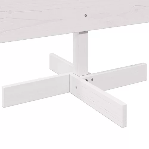  fehér tömör fenyőfa karácsonyfa-dekoráció 180 cm