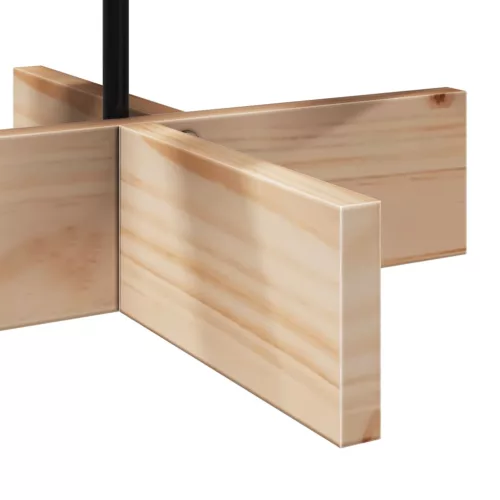  tömör fenyőfa karácsonyfa-dekoráció 80 cm